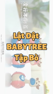 [Đồ chơi giáo dục] Lật Đật Cho Bé Babytree Gật Gù Có Bánh Xe Hỗ Trợ Trẻ Tập Bò