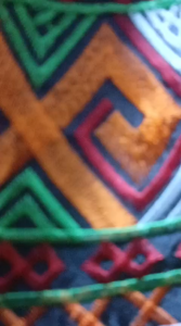 Set Aksesoris Renda Bordir Tari Tradisional Dayak Toraja Bordir Eksklusif dengan Juntai