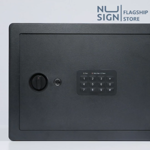 Nusign ตู้เซฟอิเล็กทรอนิกส์ ตู้เซฟนิรภัย ตู้เซฟกันไฟ ตู้เซฟ ใส่รหัส ล็อค3ระดับ เสียงสัญญาณเตือน กันขโมย มีชั้นแบ่ง ขนาดกะทัดรัด รับประกันสินค้า 1 ปี Safe Box