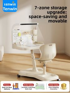 TEN-WIN | Moveable Integrated Study Table Chair Set