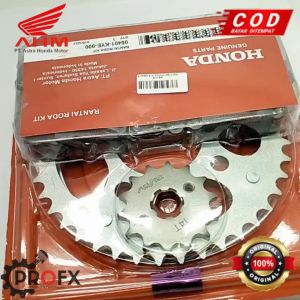 GEAR RANTAI SET MEGA PRO MONO NEW VERZA CB150 R LAMA HONDA KYE KUALITAS ORIGINAL ASLI AHM GIGI GIR