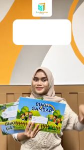 Buku Gambar Anak Sekolah - Kertas Tebal (10 lembar)