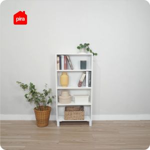 PIRA OX - POLKA BC60 Rak Buku Minimalis Serbaguna 4 Tingkat