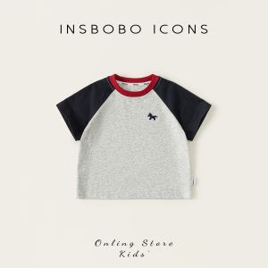 insbobo | Áo Sơ Mi Tay Ngắn Thời Trang Cho Bé
