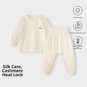 TONGLIANCHUXIN | Warm Baby Innerwear Set Wool Silk