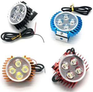 Lampu Tembak LED Model Sorot 4 Mata LED Universal Semua Jenis Motor