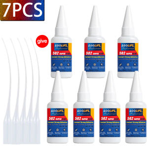 LOOLIFL | 20G 502 Super Glue Instant Bonding Quick Drying Strong Multi-Purpose For Metal Ceramic Wood Plastic Daily Repair Adhesive Tools