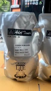 ผงหมึก oki B412 / B432 /B512/472/492/562 สำหรับเติม เอง. บรรจุ 1 กิโลกรัม