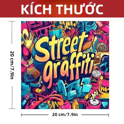 Sách Tô Màu Graffiti Dành Cho Người Lớn - Sách Tranh Sáng Tạo Dành Cho Những Người Đam Mê Tô Màu