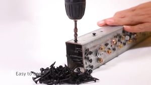 บรรจุหรือบรรจุ 500กรัม ใช้ยิงฝ้า ยิงไม้ ยิปซั่ม ปลายแหลม เจาะเร็ว สกรูตะปู สกรูไดรวอลเกลียวดำ