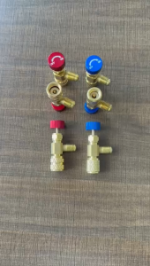Tomodachi Aircond Hand Safety Valve Adaptor Aircon Gas Refrigerant Control Charge R22 R12 R134a R410 R32 Quick Coupling Ready Stock Malaysia IIII