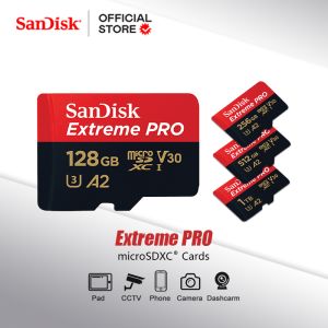 SanDisk Extreme PRO 128GB/256GB/512GB/1TB/2TB MicroSDXC MicroSD Card UHS-I Memory Card With Adapter