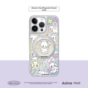 Asina | Magnetic Stand Phone Case Full Coverage for iPhone