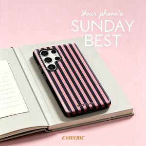 Potdemiel | Blush Mountain For Samsung Galaxy S26 S25 S24 A56 A36 Phone Case Double-Layer Protection Cover for Women Girl CaseChic