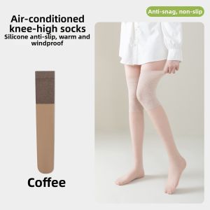 FENGTING | Plus Size Air Conditioned Room Protective Knee Women Summer Thin Leg Protection Stockings