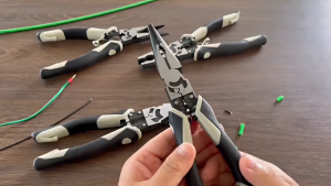 8 in 1 Stainless Wire Pliers Stripping Tool -Cutting Gripping Wrenching Crimping and Cable Strip