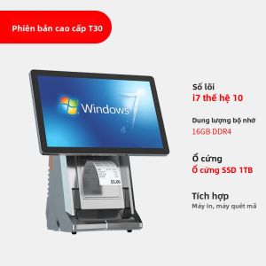 AOKIA | Hệ Thống Máy Bán Hàng Tích Hợp Quét Mã Đặt Hàng POS Máy Hai Màn Hình