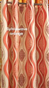 3in1 set and 1pc ring curtain sylviawave cotton cretona (sold set/per pc)