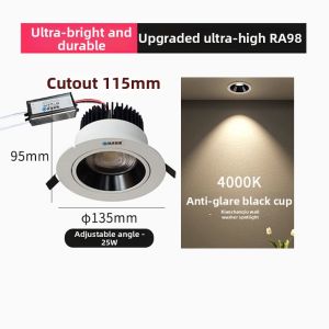 SUNPAI LIGHTING | High CRI Anti-glare Adjustable Recessed Downlight