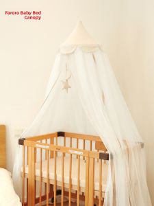 faroro | Height Adjustable Baby Bed Mosquito Net with Stand