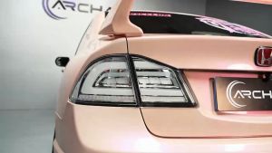 Honda Civic FD 2006 - 2011 Dynamic Light Bar Tail Lamp With Signal Running ( Smoke Lens )