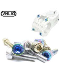 Vnlio Mountain Bike Road Bike Handlebar Screw Fixed Screw Bicycle Handlebar Screw Stainless Steel 5mm Diameter 31.8mmx125mm Size