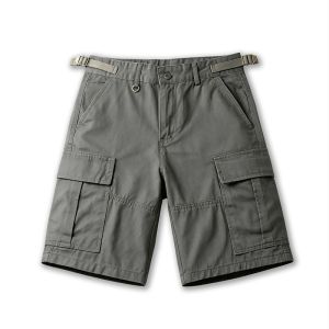 LIIEN NOOS | Cotton Workwear Style Multi-pocket Shorts