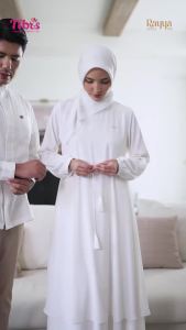 SARIMBIT 2026 NIBRAS GAMIS DANDIA WHITE TERBARU TERMURAH COCOK UNTUK LEBARAN ATAU ACARA LEBATAN & ACARA KELUARGA
