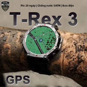 Đồng Hồ Thông Minh GUHUAVMI T-Rex 3 Bền Bỉ Màn Hình AMOLED 48mm 6 Hệ Thống Vệ Tinh GPS Băng Tần Kép Khả Năng Chống Nước 5ATM La Bàn Dành Cho Thể Thao Ngoài Trời