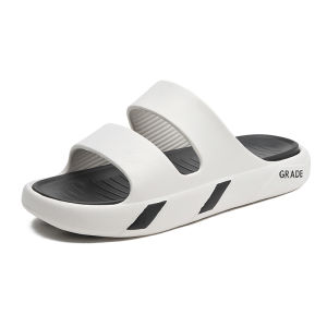 2025 New Mens Sandals Sporty High-End Trendy Anti-Slip Anti-Odor Thick Bottom Wear-Resistant Beach Youth Hollow out EVA Slippers