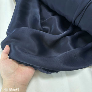 ผ้าซาตินอะซิเตทคอตตอนสีบริสุทธิ์เนื้อนุ่ม ผ้าคอตตอนเต็มเนื้อสำหรับทำเสื้อผ้า DIY ชุดเดรส ผ้าฝ้ายเนื้อนุ่ม ผ้าฝ้ายเนื้อนุ่ม