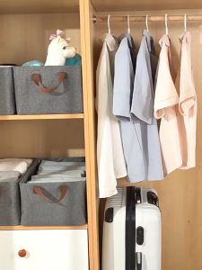 (DIYMO) Foldable Durabox Storage Box For Baby Clothes Collapsible Room Wardrobe Closet Organizer Storage