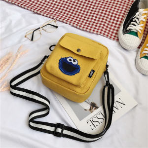 กระเป๋าสะพายข้างผ้าใบแบบใหม่ปี 2023 สำหรับผู้หญิง กระเป๋าสะพายไหล่แบบลำลอง กระเป๋าใส่โทรศัพท์มือถือ กระเป๋าใส่เหรียญ กระเป๋าสะพายข้างแบบลำลอง