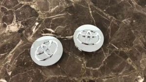 Logo chụp mâm ốp lazang bánh xe ô tô Toyota TY-009 đường kính 65mm - Chất liệu nhựa ABS cao cấp
