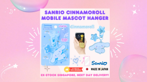 Direct from Japan Stock SG 100% Original Sanrio Characters Mobile Phone Keyring Hanger with Mascot