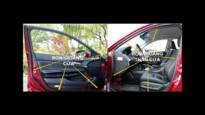 Ron gioăng thân cửa cho Honda Civic Gen 8 (2006 - 2011) Honda Civic 2006 - 2011