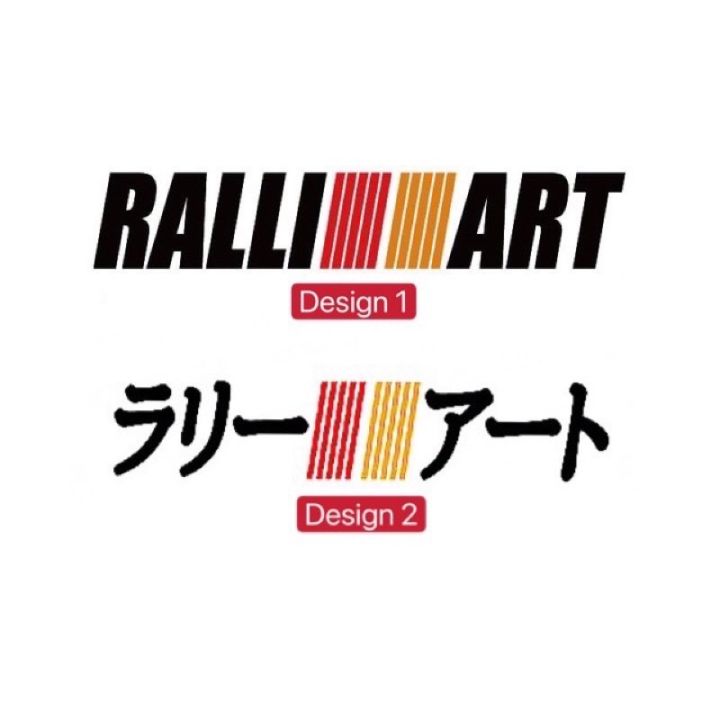 (Ready Stock ) S492# RALLIART JAPAN Car Vinyl Decal Sticker | Lazada