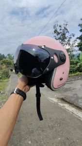 HELM RETRO PILOT ITALIA KEKINIAN PRIA DEWASA WANITA FULL LEHER