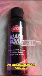 Penghitam Body Motor dan Mobil Yang Kusam | 100 ML | Neo Black Magic