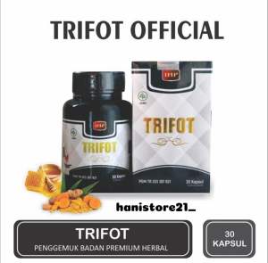 1 BOTOL TRIFOT KAPSUL PENGGEMUK BADAN BPOM HALAL ISI 30 KAPSUL MEMPERBAIKI NAFSU MAKAN