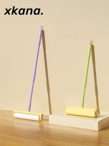 Super Adhesive Hair Remover Roller Long Pole Extendable Powerful Sticky Hair God Tool Home Use Tearable Paper Replacement