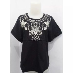 Blouse atasan style blus katun Fashion wanita kekinian B7359