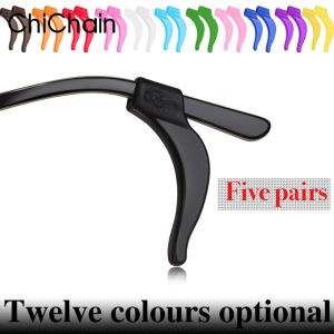 Fashion Anti-slip Eyeglasses Silicone Ear Hooks Eyewear Accessories Eyeglasses Silicone Grip Temple Tip Holder Eyeglasses Grip