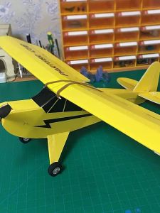 Remote Controlled Fixed Wing Model Airplane Simple Cub Assembly Drone KT Board Aircraft Trainer FT Model Plane