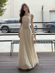 CHANGTONG | Đầm Dây Đẹp Giúp Gầy