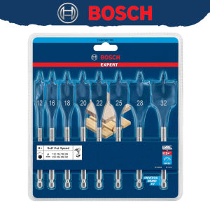 Bosch | BOSCH 2608902111 Expert SelfCut Speed Spade Drill Bit Set 12-32mm 8-Piece Woodworking Drilling Impact Drill Accessory