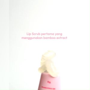 JIERA Bamboo in Your Lip Scrub 15gr dengan Nano Particle dari Bamboo Membantu Melembapkan Bibir Eksfoliasi serta Menutrisi Bibir dengan Kandungan Antioksidan