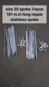 Rayos / Spoke size 20 stainless long nipple high quality Spoke. rayos