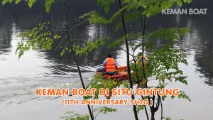 Perahu Sampan / Sekoci Polietilen merk Keman Boat 2.6