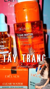 Nước Tẩy Trang Dr Lady Clear Water 150ml – Sạch Sâu Không Cồn 4 Không Dịu Nhẹ Cho Mọi Loại Da